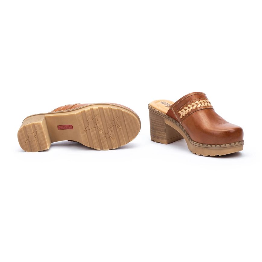 Women's Pikolinos CANARIAS Clogs Brown | NZ WA1Q350